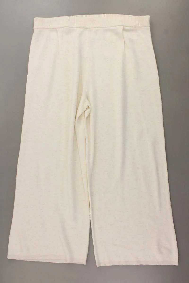 C'est Paris Jogginghose mit Kaschmir Gr. 44 creme aus Viskose