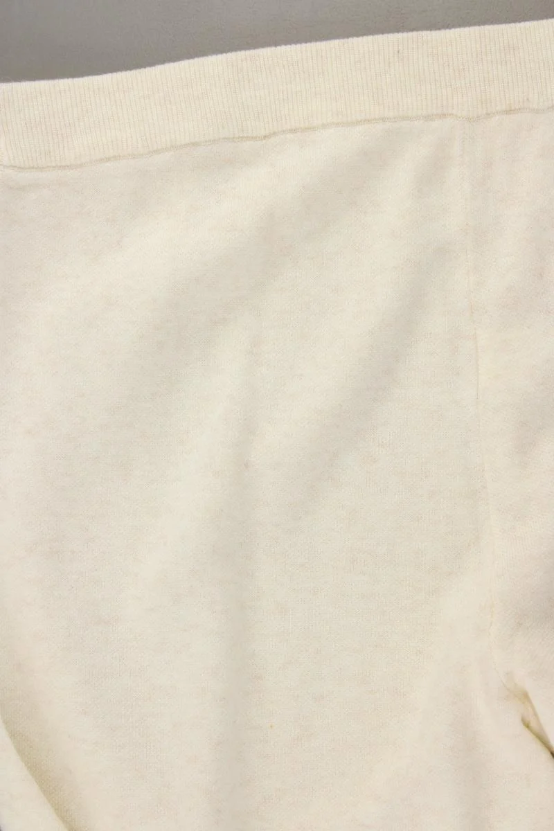 C'est Paris Jogginghose mit Kaschmir Gr. 44 creme aus Viskose