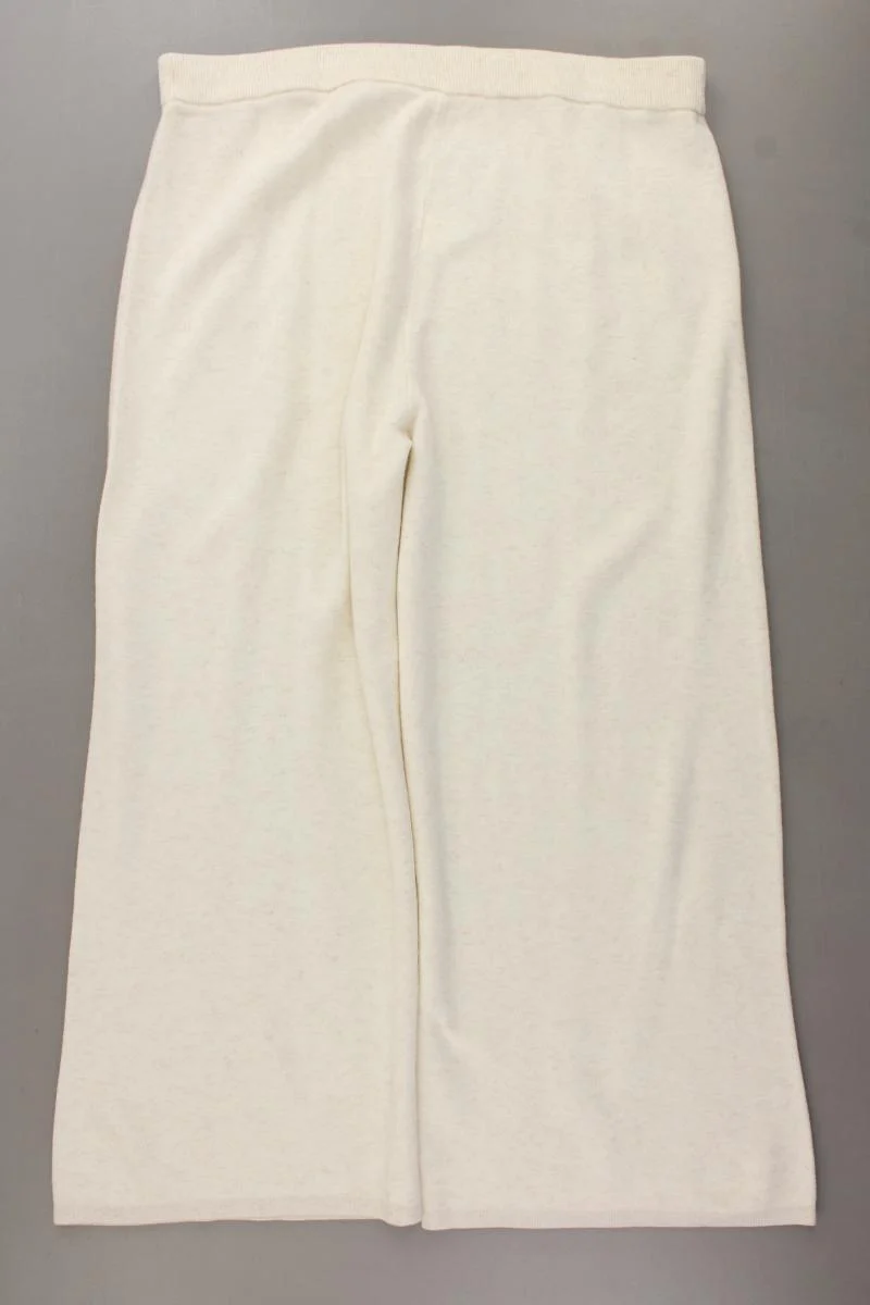C'est Paris Jogginghose mit Kaschmir Gr. 44 creme aus Viskose