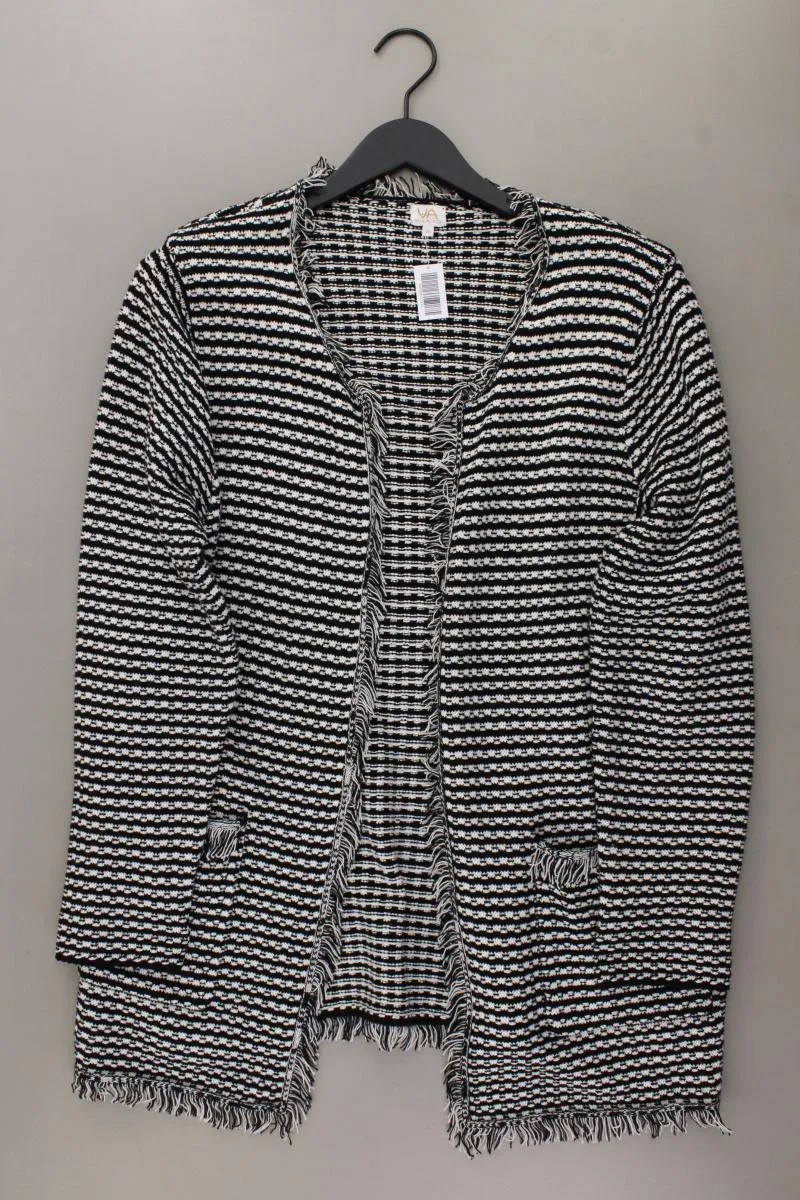 VA Milano Strickjacke Gr. 46 Langarm grau aus Baumwolle