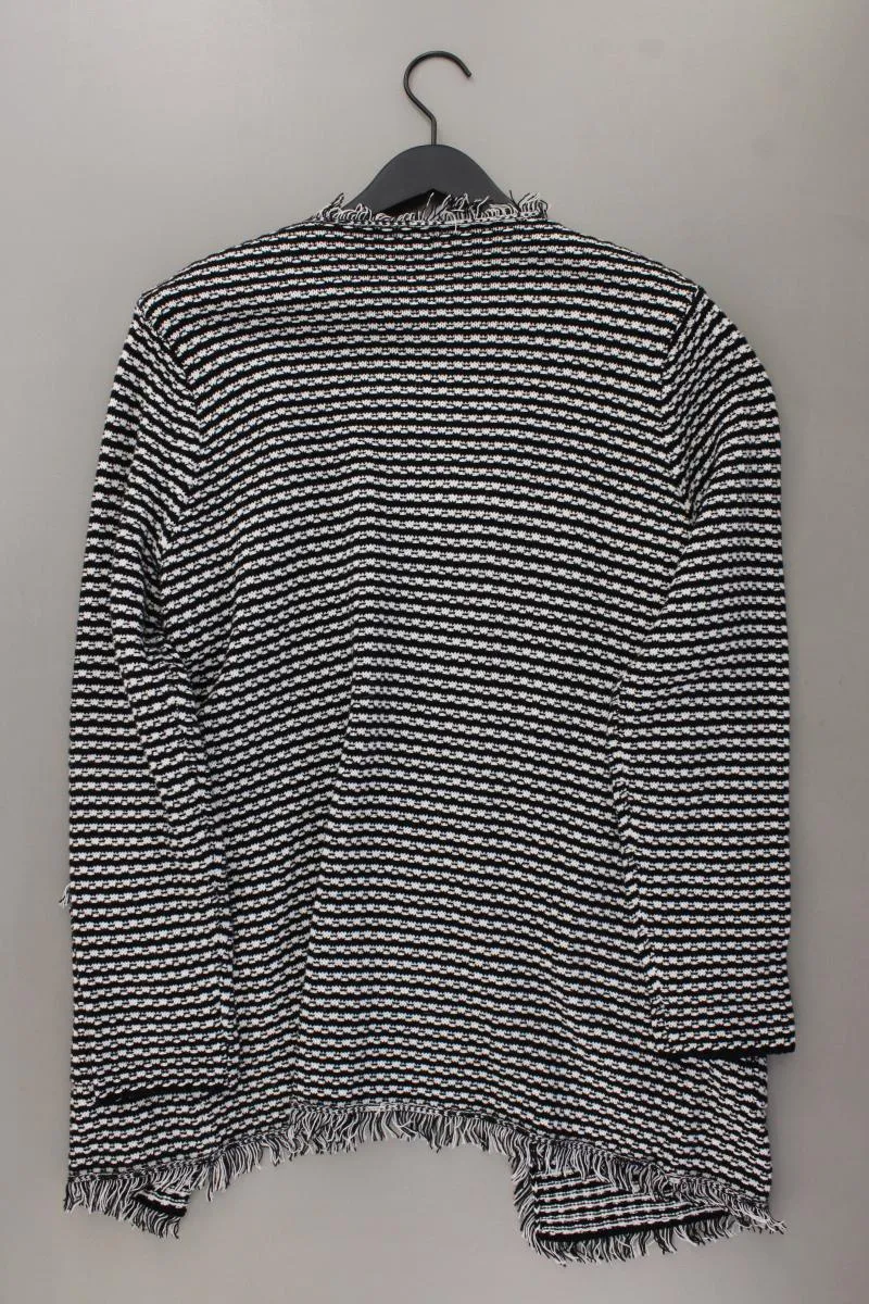 VA Milano Strickjacke Gr. 46 Langarm grau aus Baumwolle