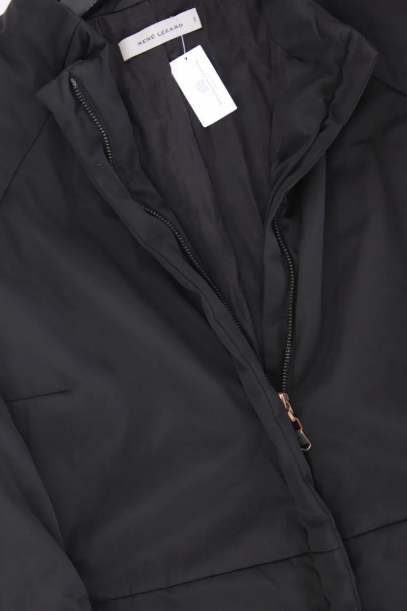René Lezard Classic Mantel Gr. 38 Vintage schwarz aus Polyester