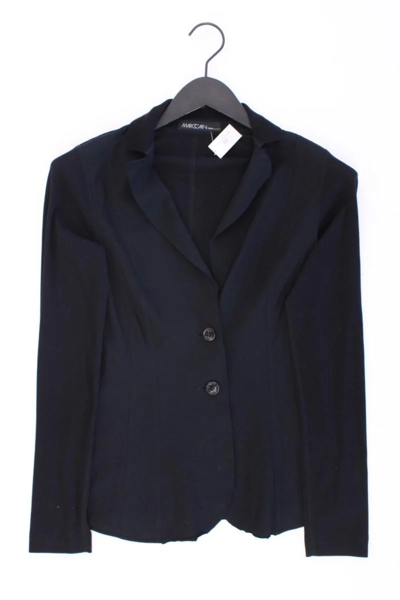 Marc Cain Slim Blazer Gr. 36 schwarz aus Baumwolle