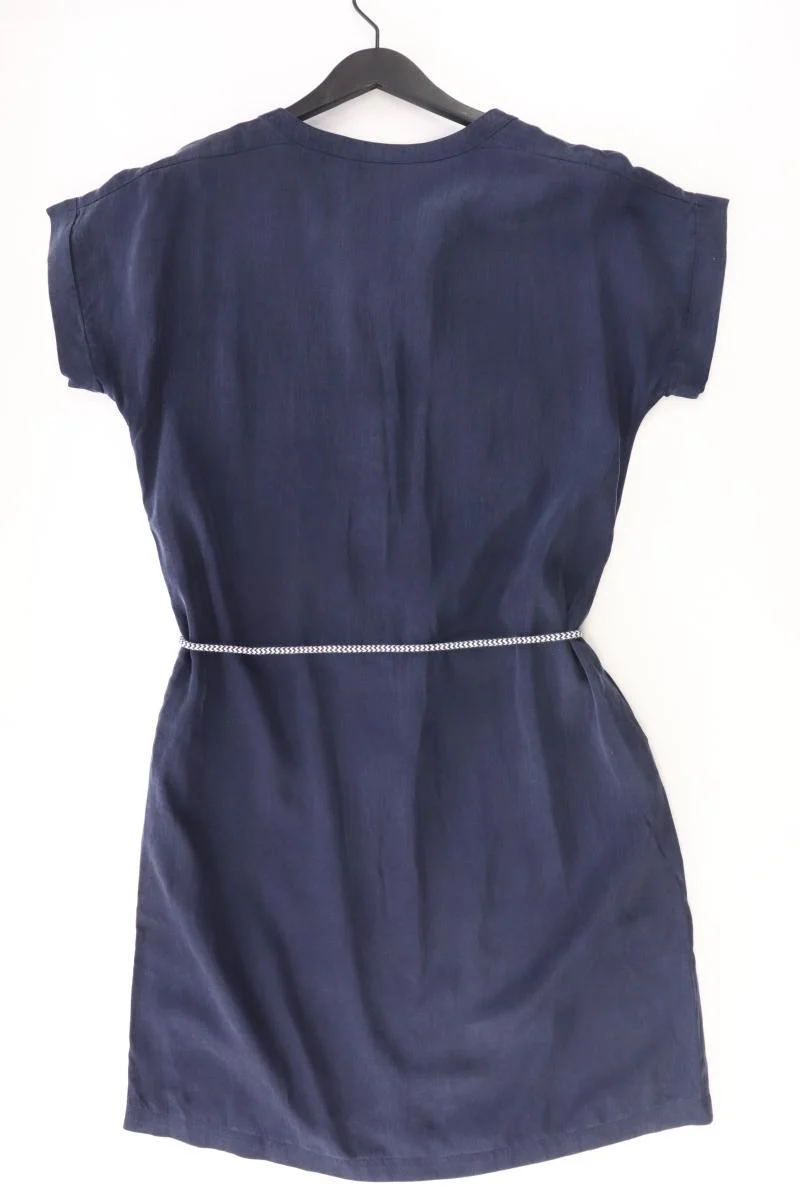 Expresso Kurzarmkleid Gr. 38 blau aus Baumwolle