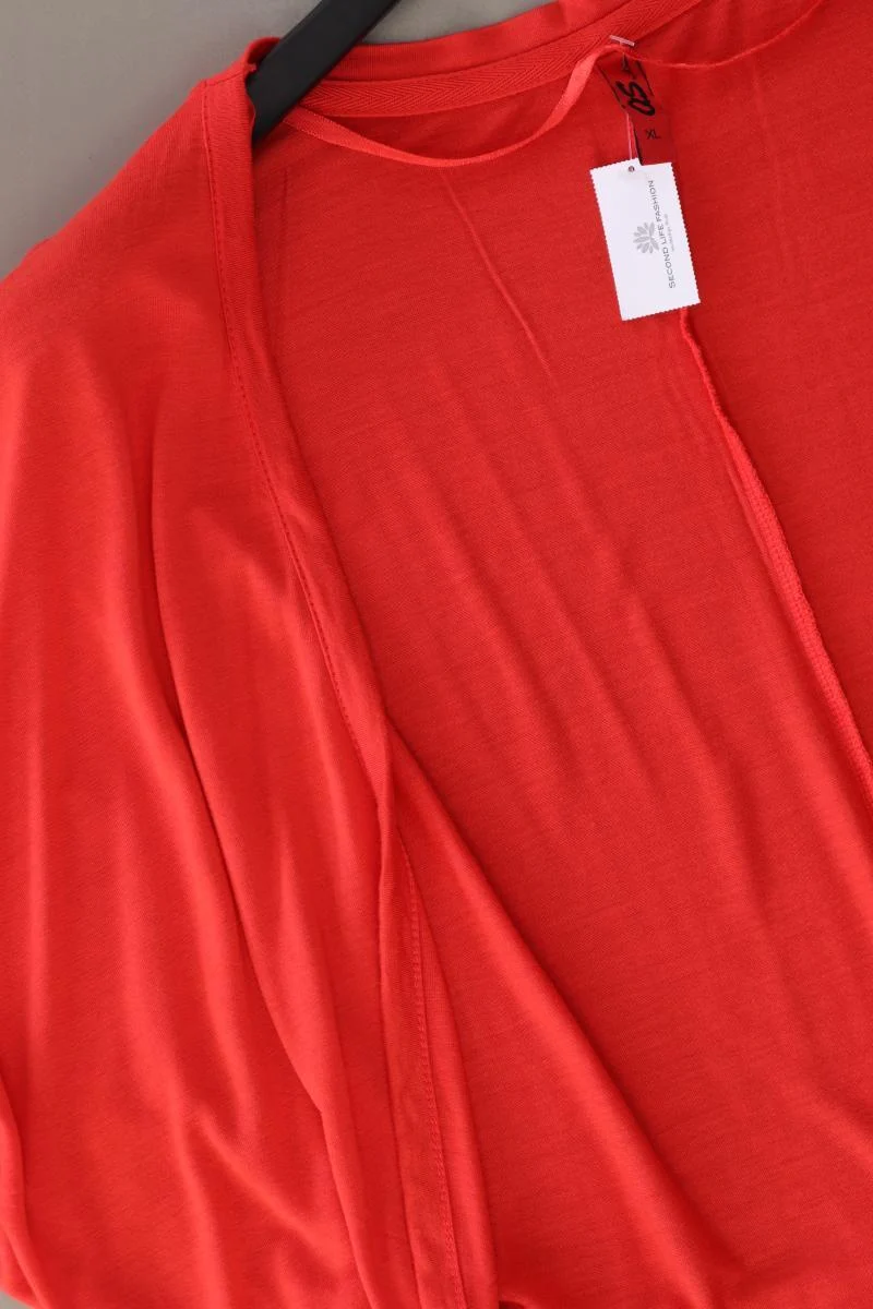 QS by s.Oliver Bolero Jäckchen Gr. XL Kurzarm rot aus Baumwolle