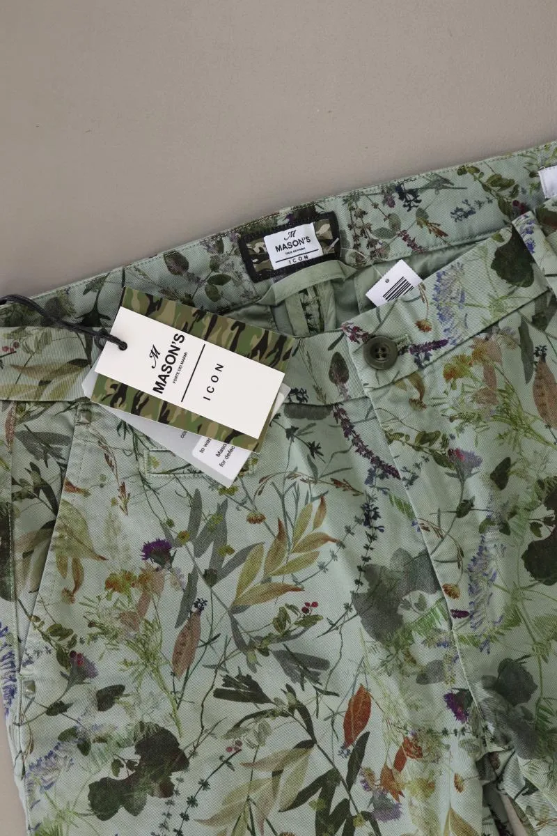 Mason's Hose Gr. IT 40 (XS) mit Blumenmuster neu mit Etikett olivgrün