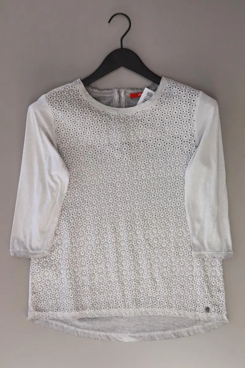 s.Oliver Regular Shirt Gr. S 3/4 Ärmel grau