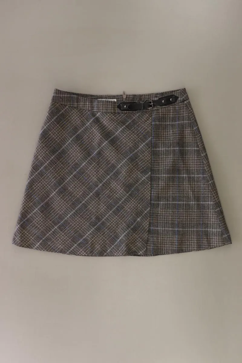 edc by Esprit Rock Gr. 38 kariert grau aus Polyester