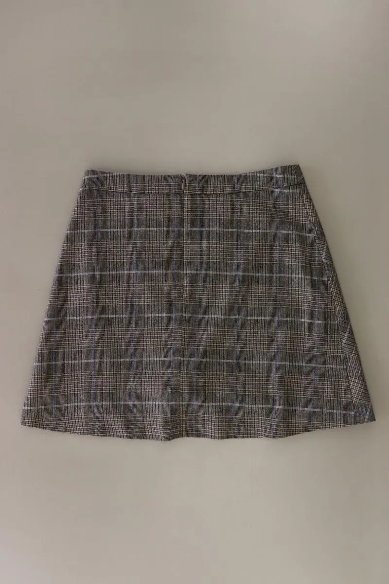 edc by Esprit Rock Gr. 38 kariert grau aus Polyester