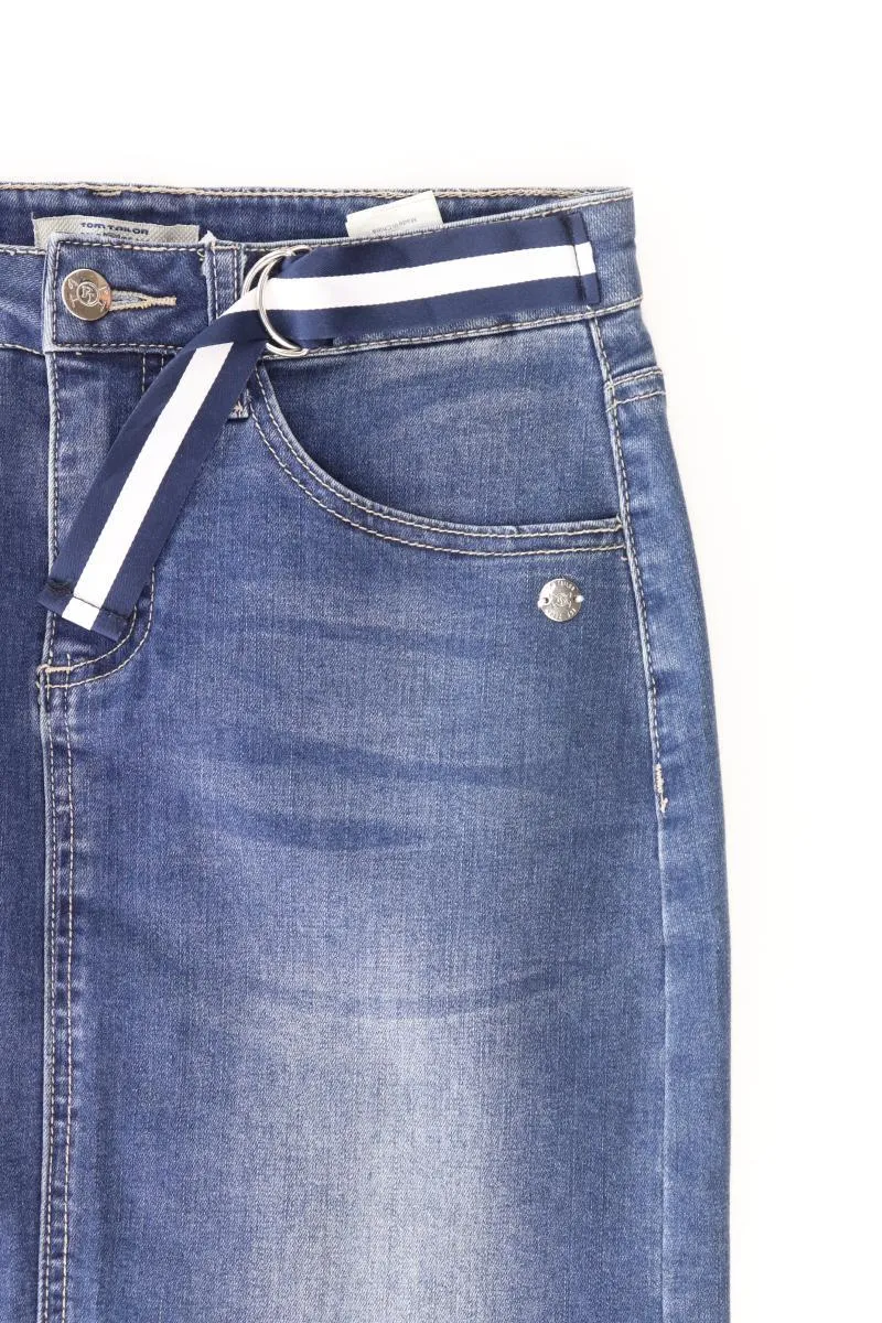Tom Tailor Jeansrock Gr. 36 blau aus Baumwolle