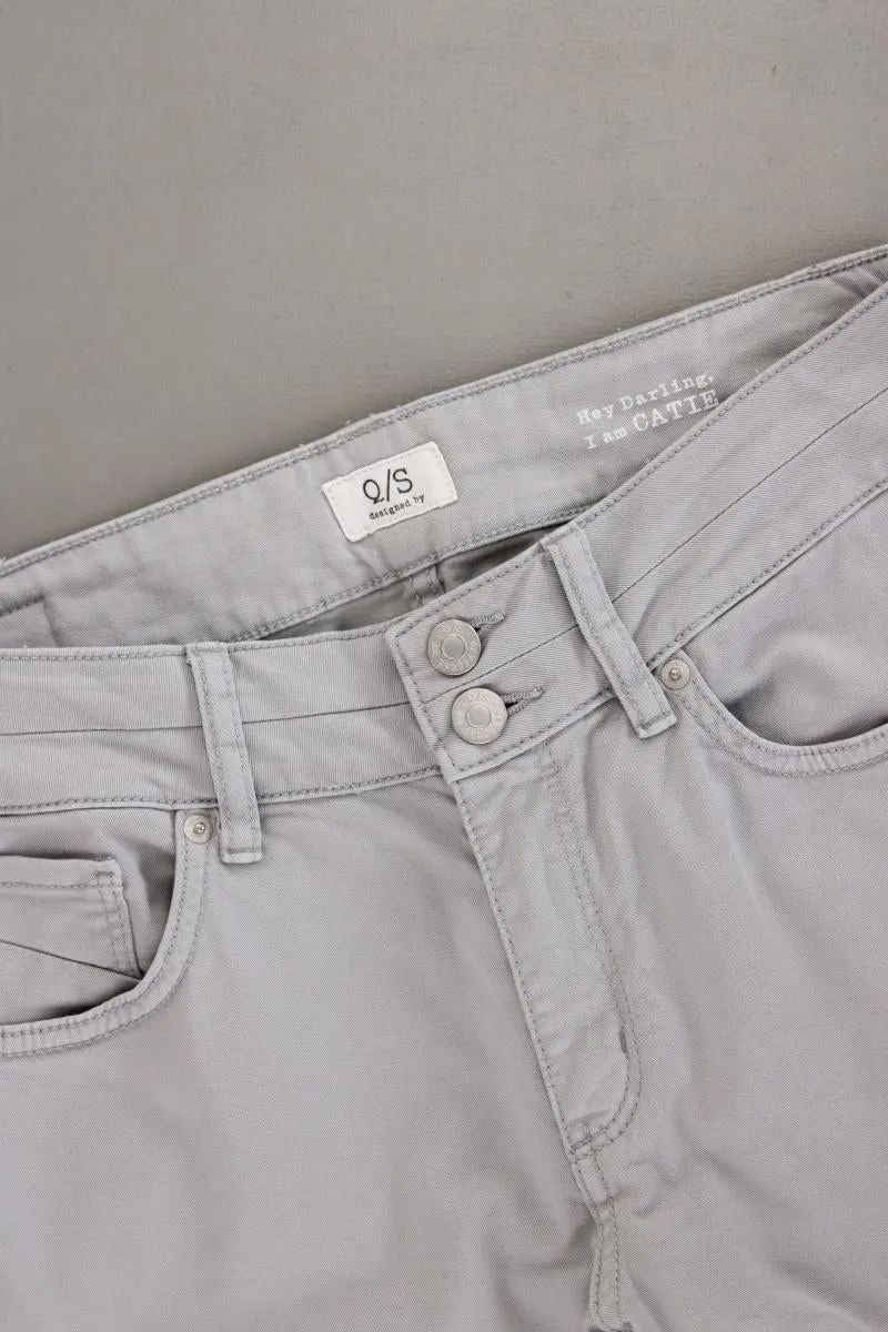 QS by s.Oliver 3/4 Hose Gr. 38 grau aus Baumwolle