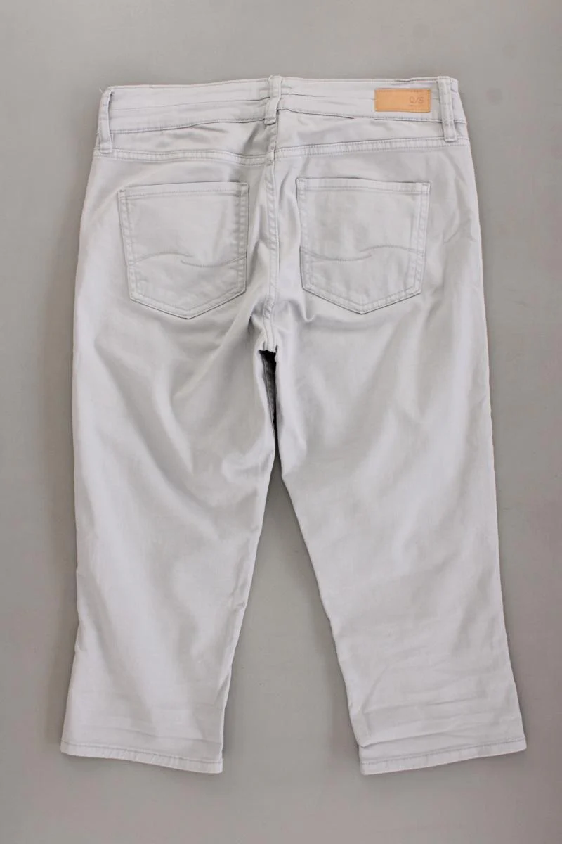 QS by s.Oliver 3/4 Hose Gr. 38 grau aus Baumwolle