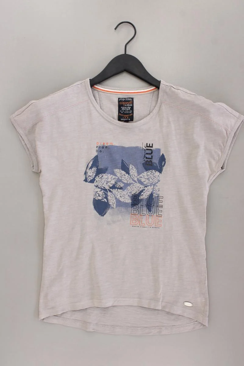 s'questo Printshirt Gr. 36 Kurzarm grau