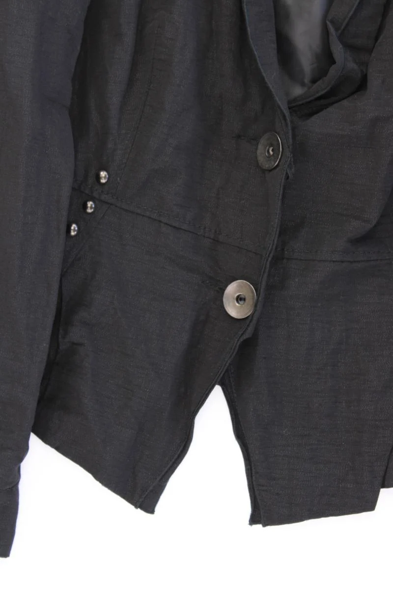 Biba Classic Blazer Gr. 40 schwarz aus Baumwolle