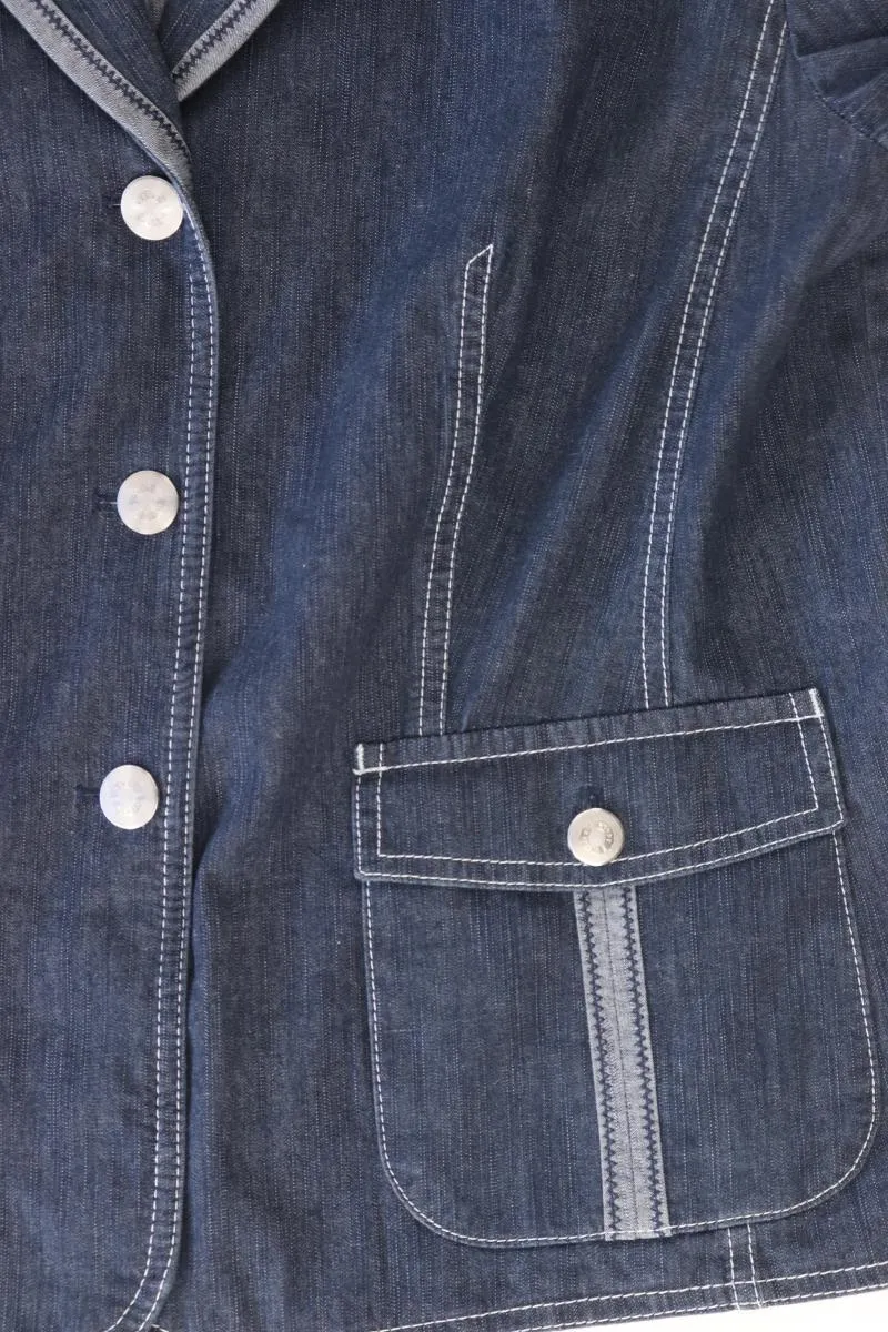 Gerry Weber Jeansblazer Gr. 42 Vintage blau aus Baumwolle