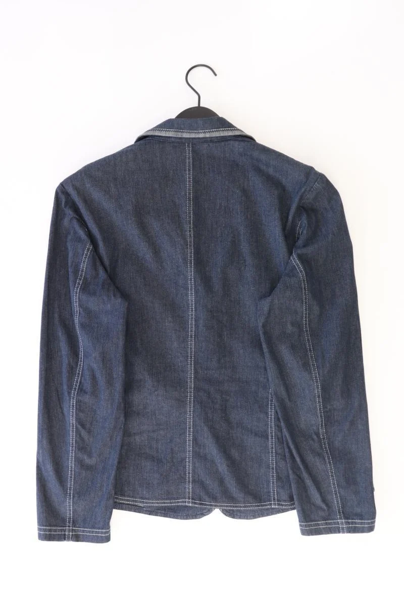 Gerry Weber Jeansblazer Gr. 42 Vintage blau aus Baumwolle