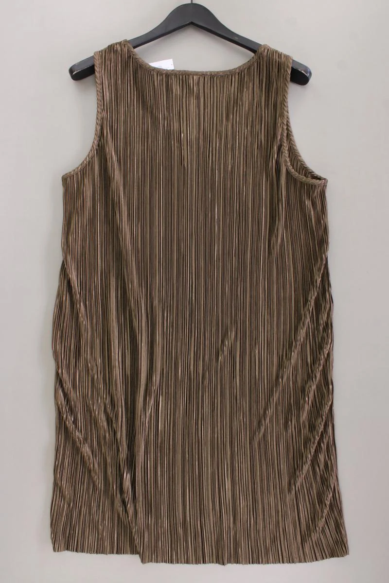 H&M Kleid Gr. XL Ärmellos braun aus Polyester