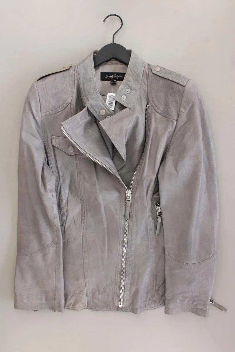 C&A Lederjacke Gr. 46 grau