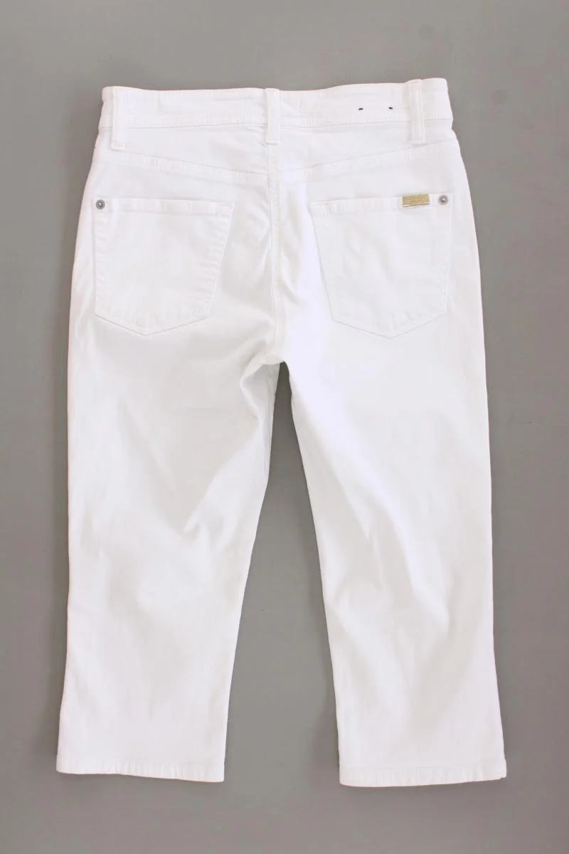 Cambio 3/4 Hose Gr. 34 weiß aus Baumwolle