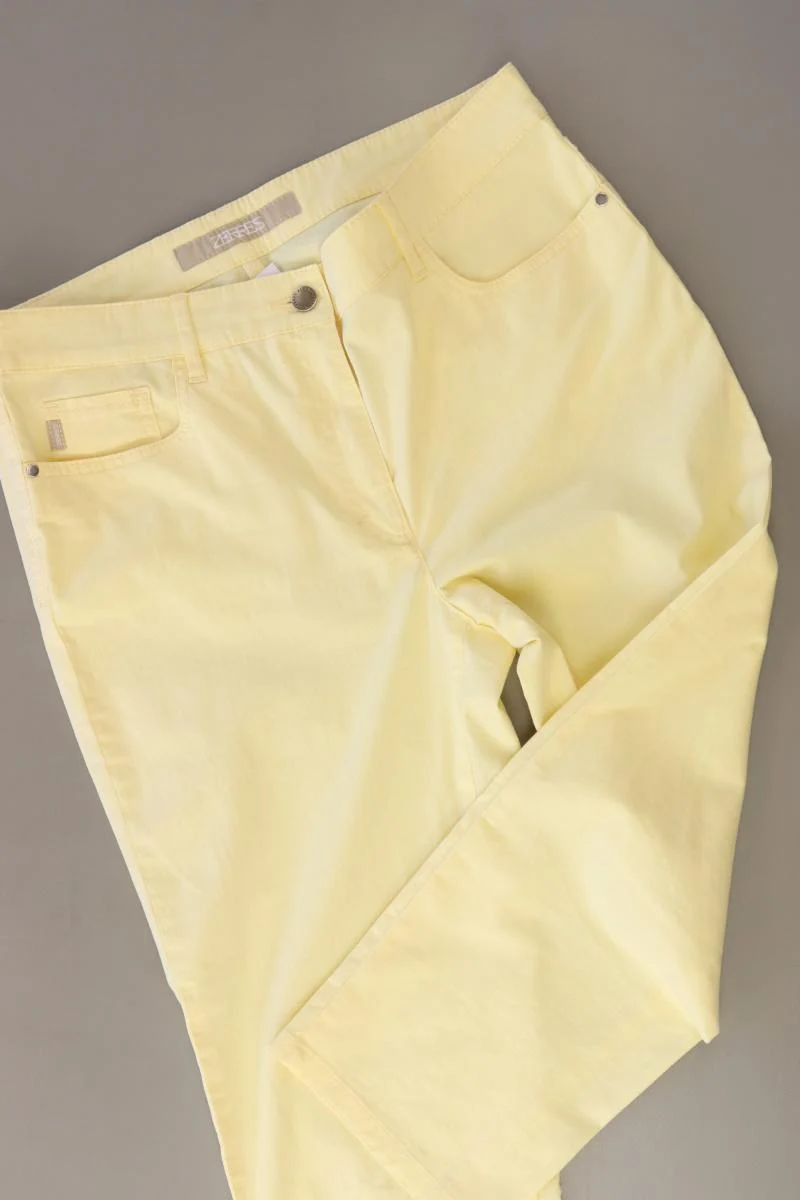 Zerres 7/8 Hose Gr. 40 gelb aus Baumwolle