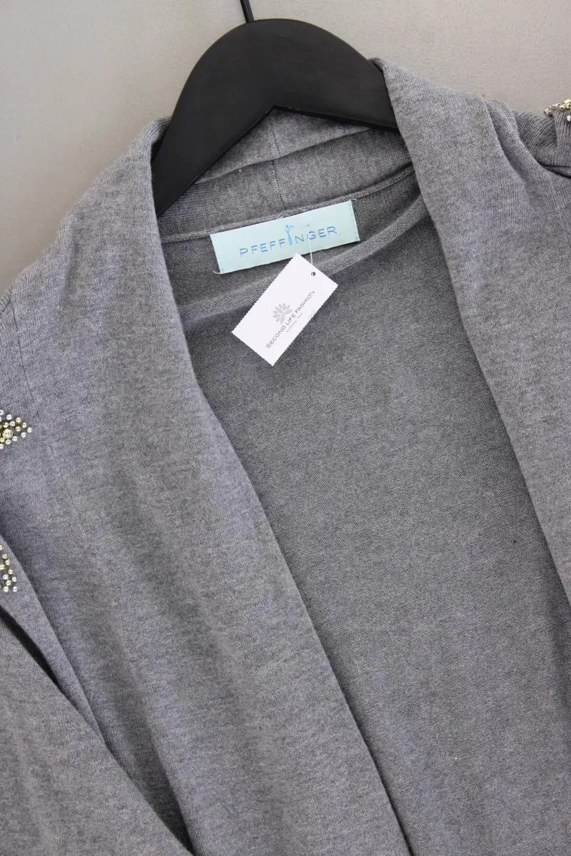 Pfeffinger Strickjacke Gr. 44 neuwertig Langarm grau aus Viskose