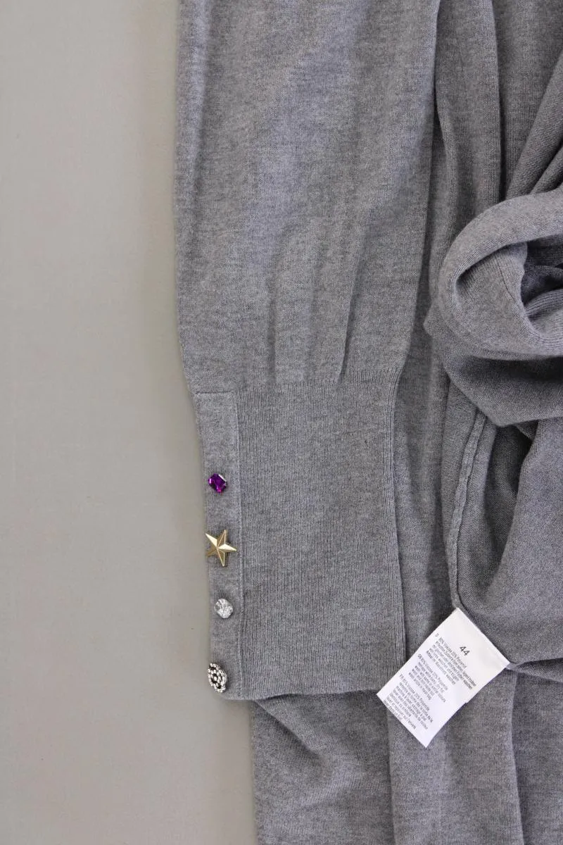 Pfeffinger Strickjacke Gr. 44 neuwertig Langarm grau aus Viskose