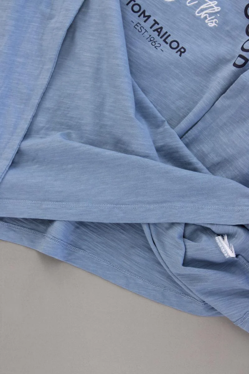 Tom Tailor Longsleeve-Shirt Gr. M Langarm blau
