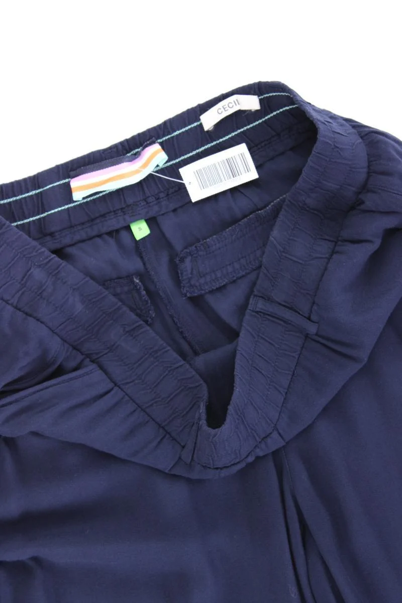 Cecil Stoffhose Gr. S blau aus Viskose