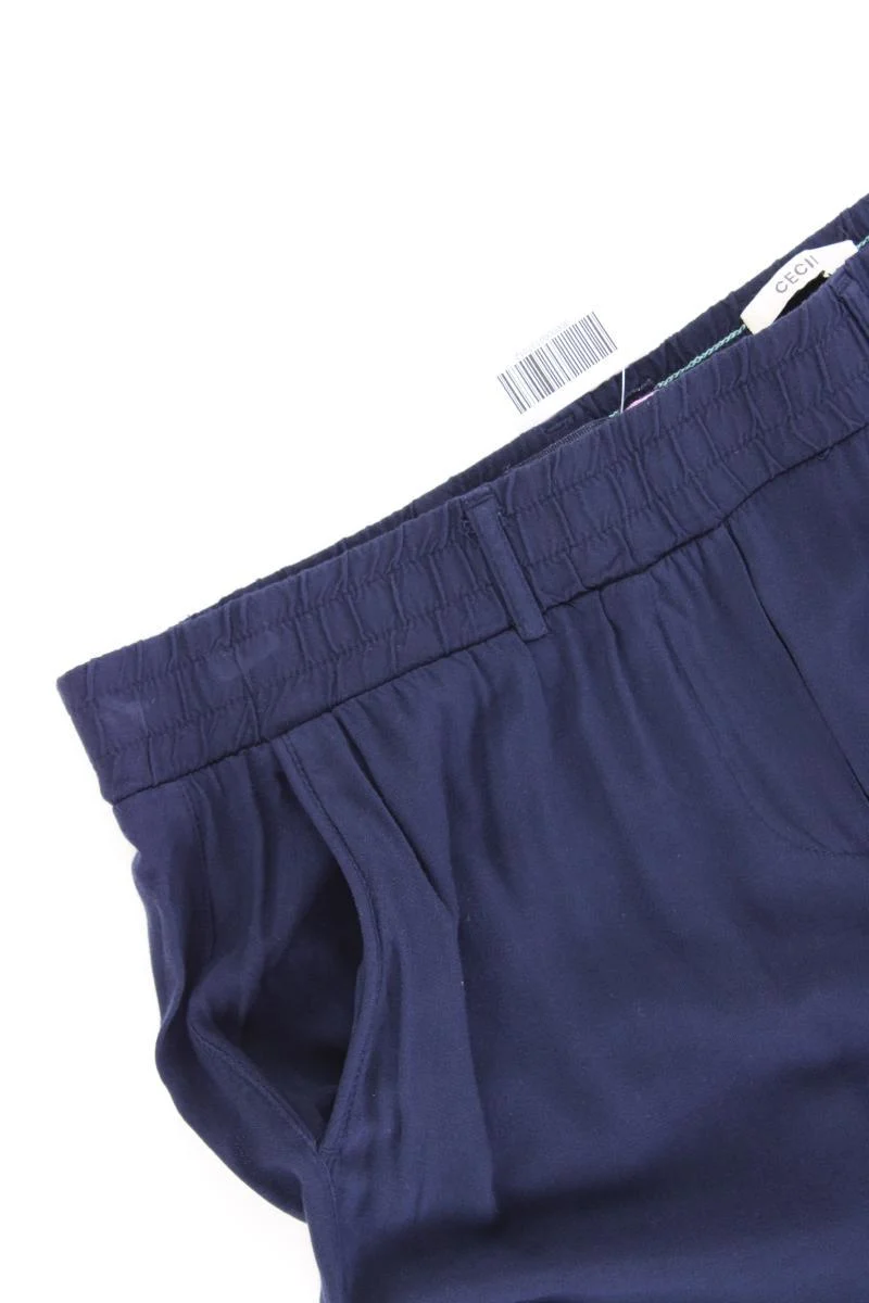 Cecil Stoffhose Gr. S blau aus Viskose