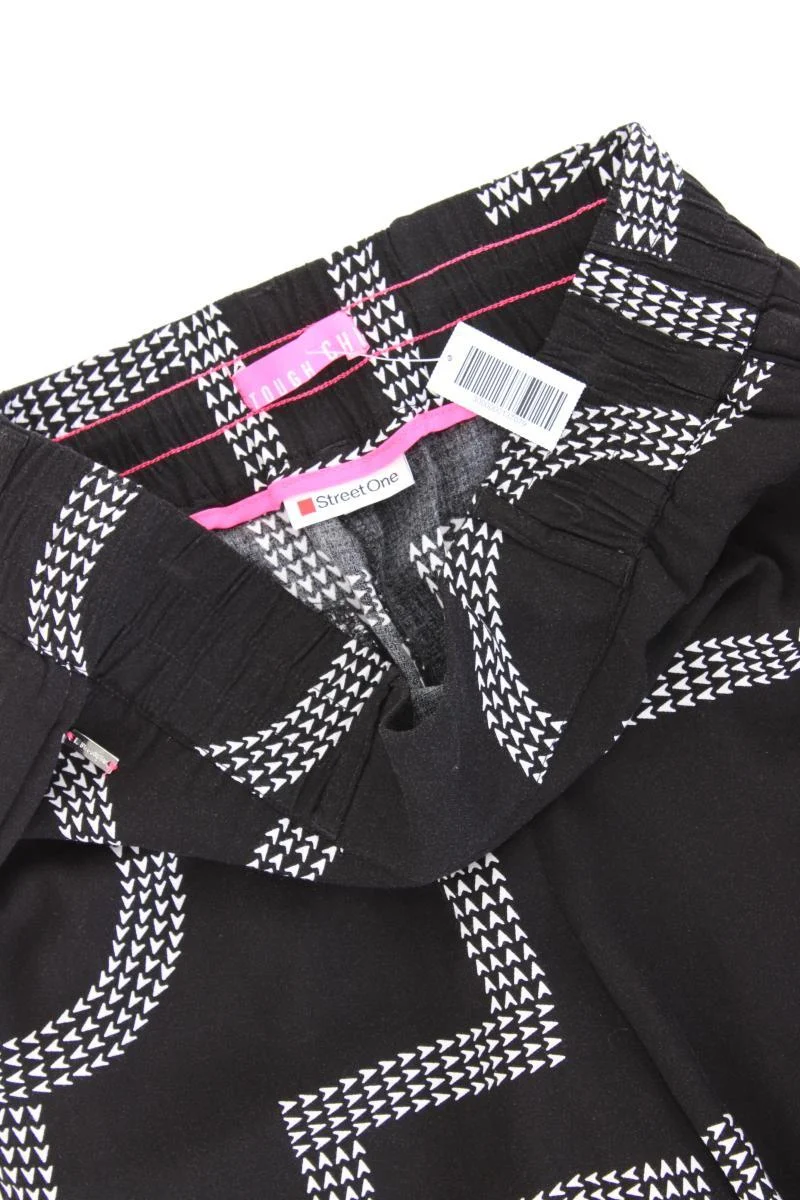 Street One Stoffhose Gr. 36/L26 neuwertig schwarz aus Viskose