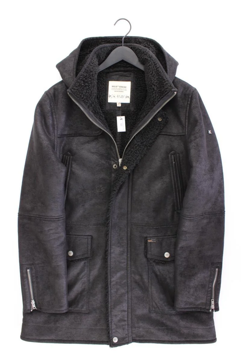 Khujo Kapuzenmantel Gr. L schwarz aus Polyester