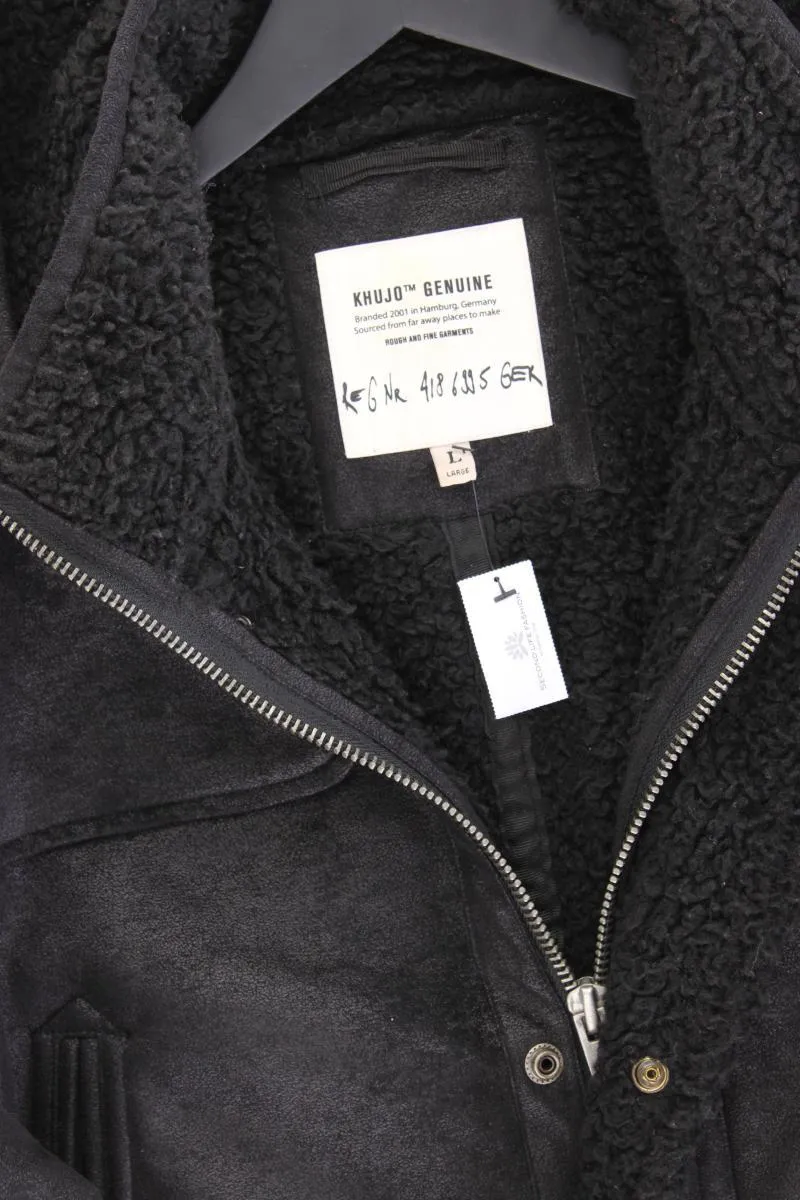 Khujo Kapuzenmantel Gr. L schwarz aus Polyester