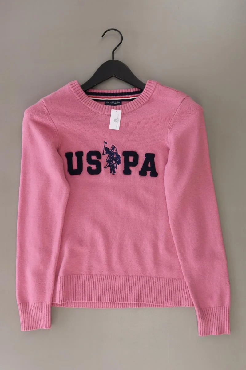 U.S. Polo Assn Feinstrickpullover Gr. S pink aus Polyester