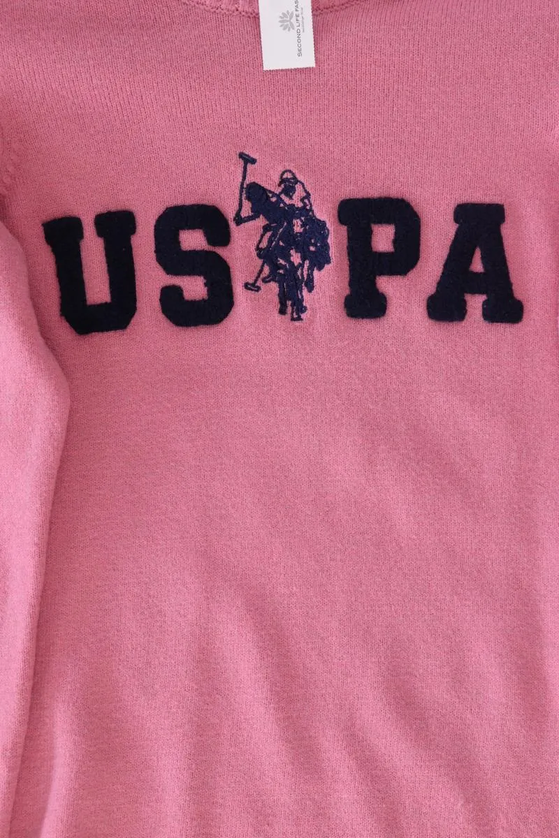 U.S. Polo Assn Feinstrickpullover Gr. S pink aus Polyester