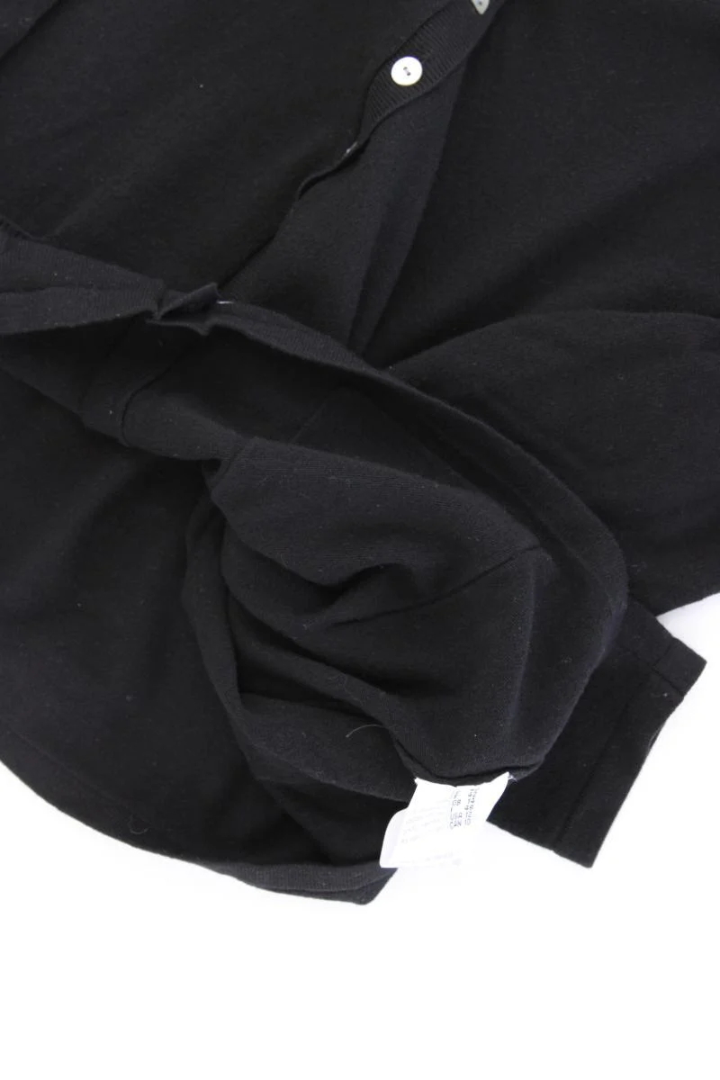 Hucke Strickjacke Gr. 40 Langarm schwarz aus Viskose