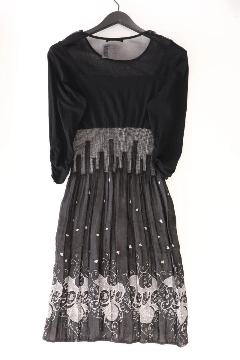 Wearhouse Abendkleid Gr. L 3/4 Ärmel schwarz aus Polyester