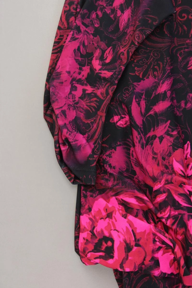 POMPÖÖS by Harald Glööckler Midikleid Gr. 34 mit Blumenmuster 3/4 Ärmel pink