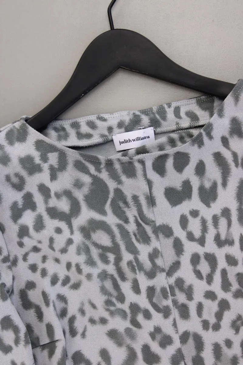 Judith Williams Longsleeve-Shirt Gr. 34 mit Tierdruck Langarm grau aus Polyester