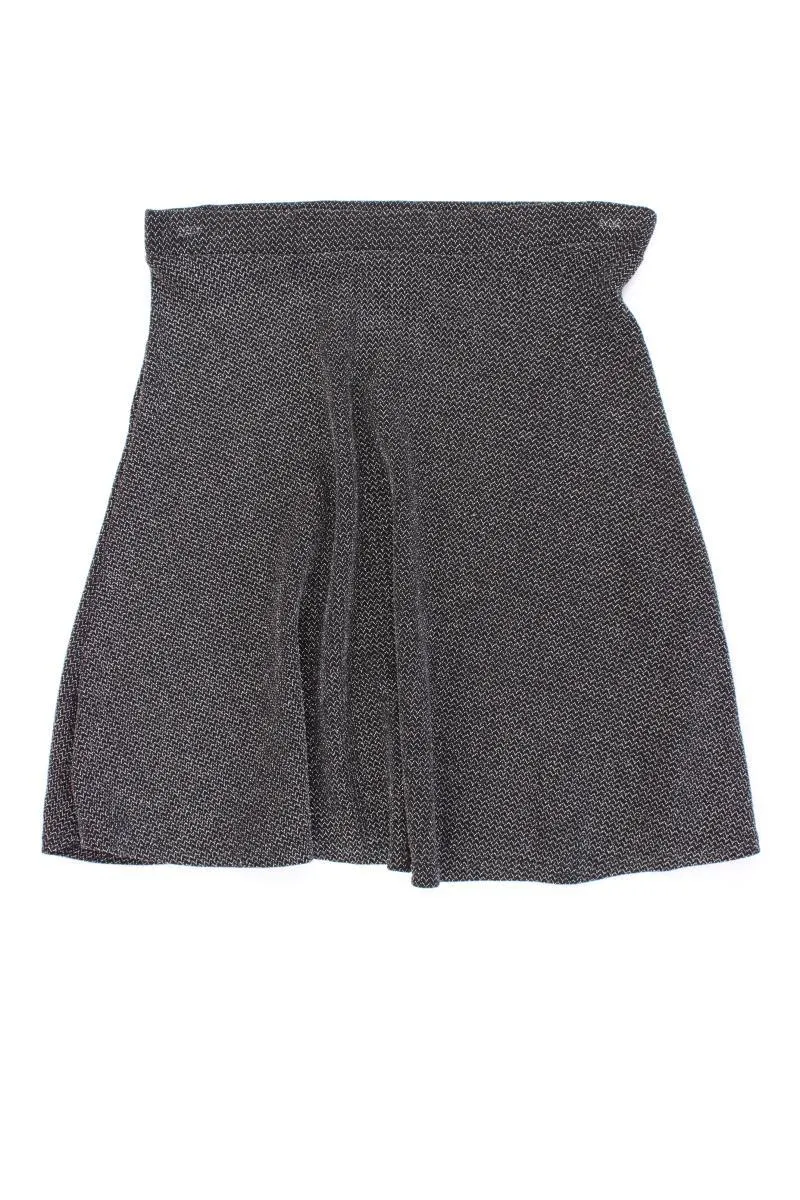 Vero Moda Rock Glitzer Gr. M mit Glitzer silber