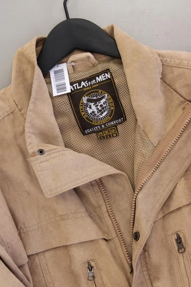 Atlas For Men Übergangsjacke für Herren Gr. L neuwertig braun aus Polyester