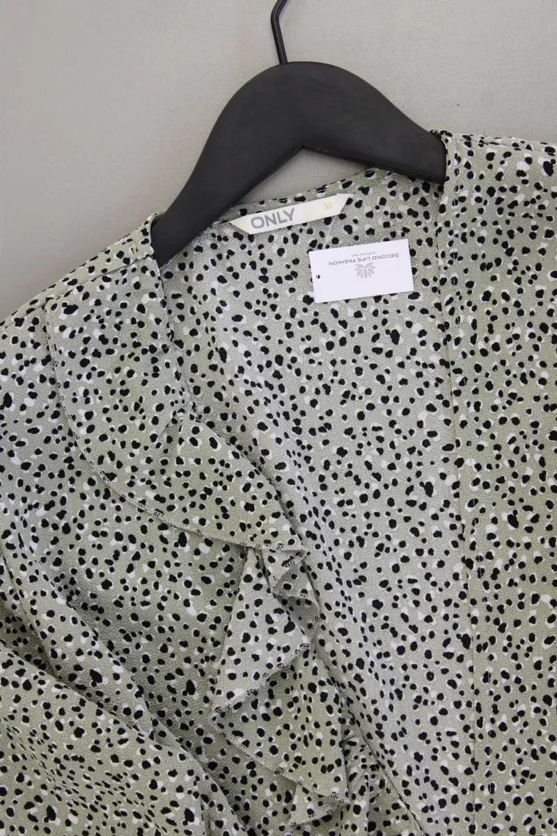 Only Wickelkleid Gr. 36 Langarm grün aus Polyester