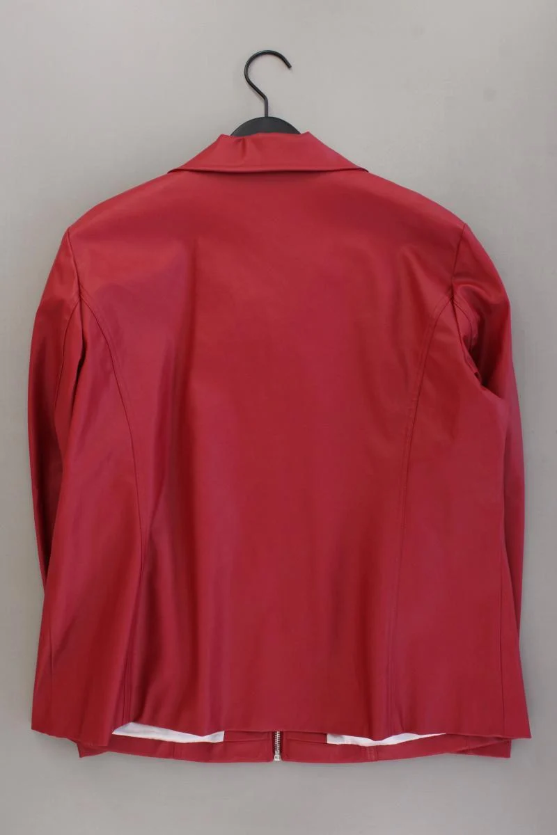 Atlas For Women Kunstlederjacke Gr. 44/46 neuwertig rot aus Polyurethan