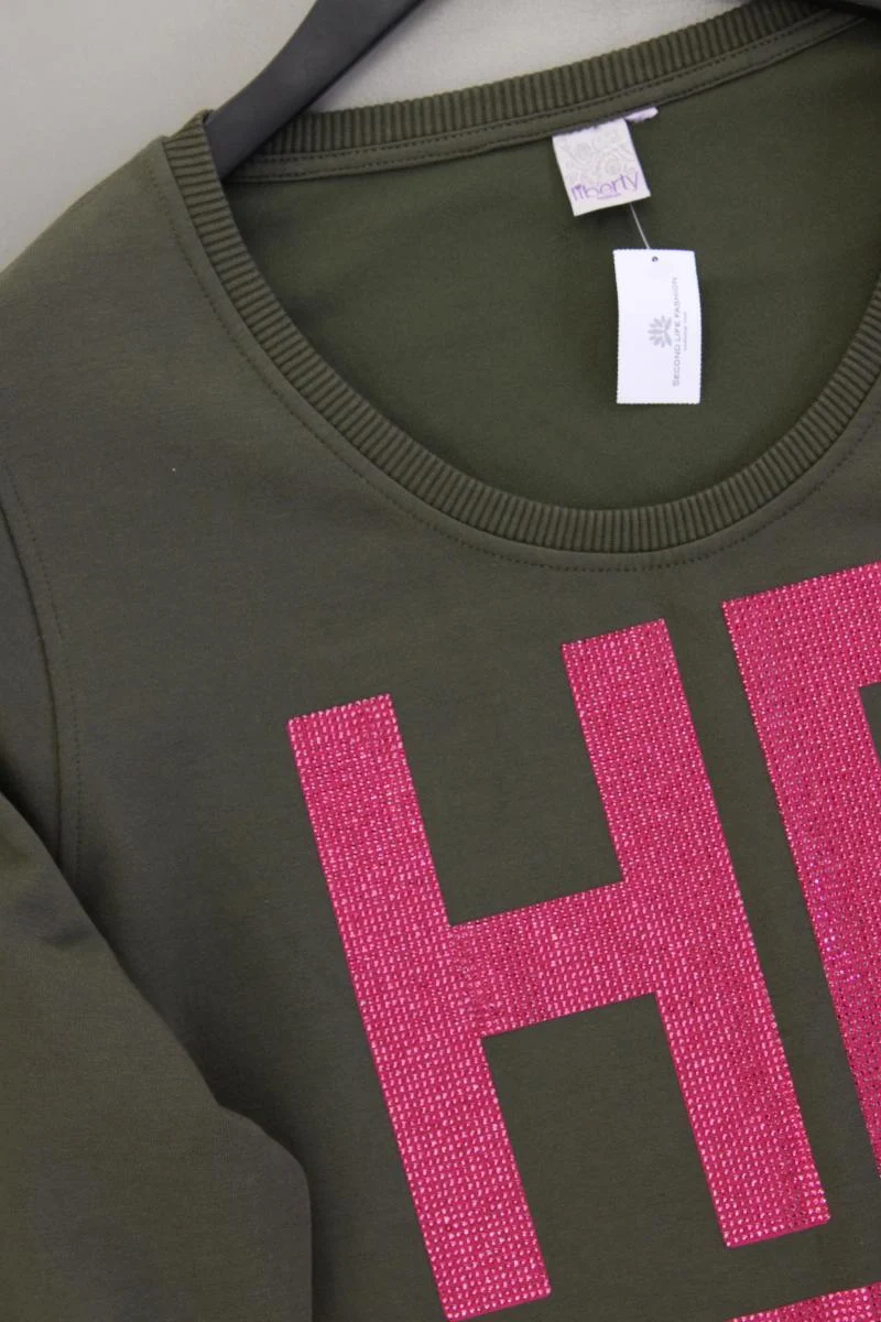 Liberty Langarmkleid Gr. 48 neuwertig olivgrün