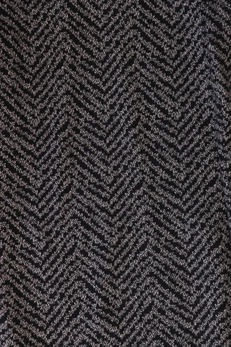 BARBARA LEBEK Langarmkleid Gr. 38 gestreift schwarz aus Polyester