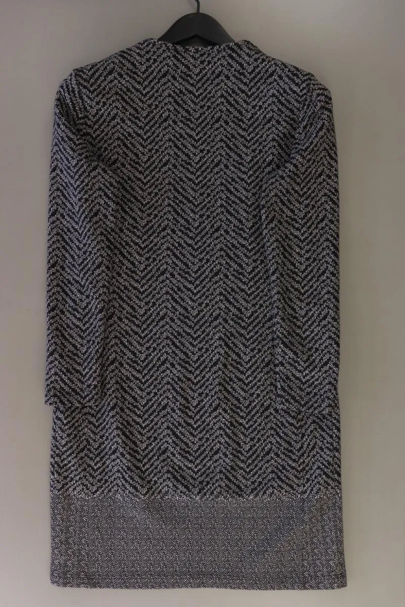 BARBARA LEBEK Langarmkleid Gr. 38 gestreift schwarz aus Polyester