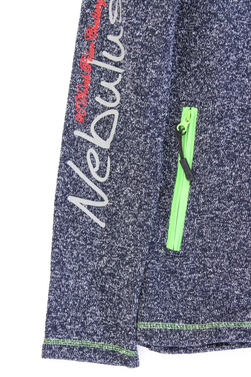 Nebulus Sweatjacke Gr. 38 Langarm blau aus Polyester