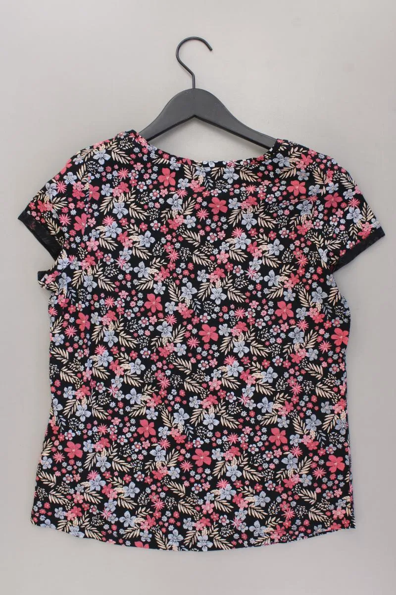 QS by s.Oliver Printshirt Gr. XL mit Blumenmuster Kurzarm mehrfarbig