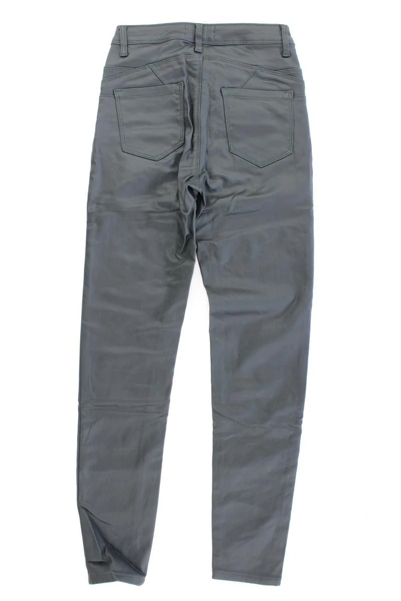 Nina Carter Kunstlederhose Gr. 36 olivgrün aus Polyester