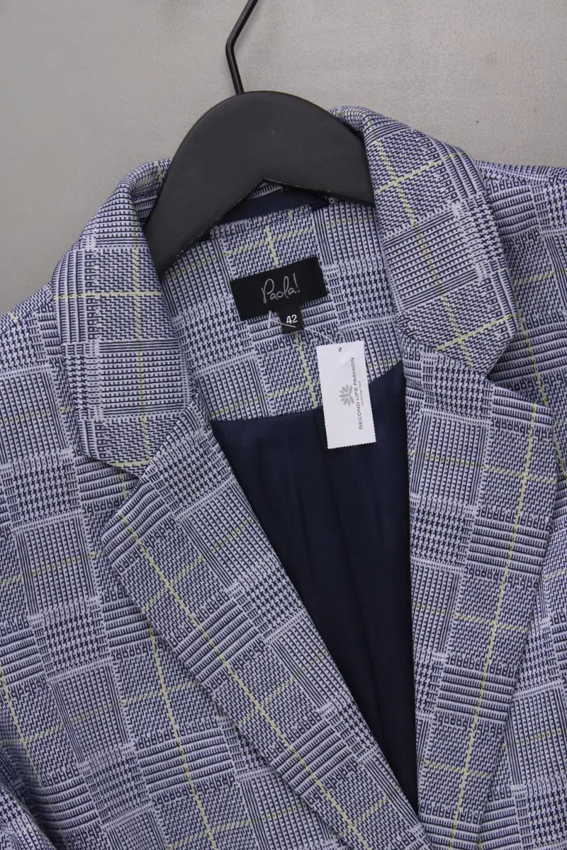 Paola Classic Blazer Gr. 42 neuwertig blau aus Polyester