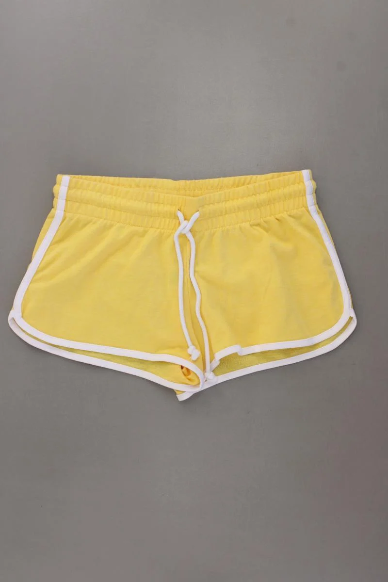 TERRANOVA Sweatshorts Gr. M gelb aus Baumwolle